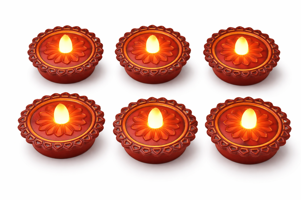 LED Diya Light for Home & Festival Decoration | Flameless Decorative Diya