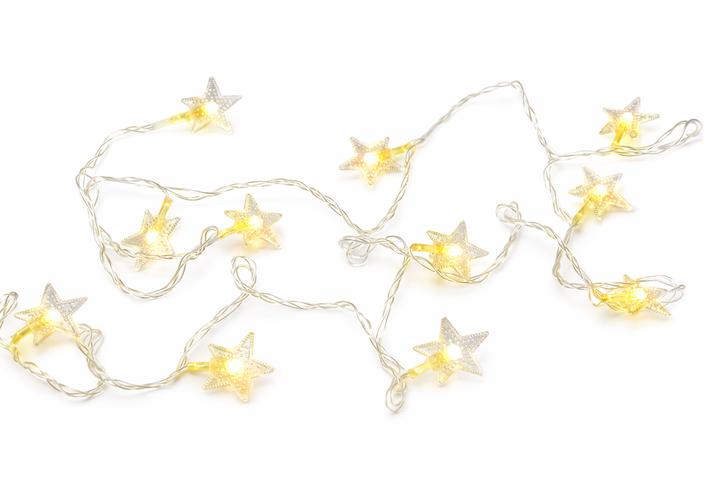 Star LED String Lights – Decorative Fairy Lights for Bedroom, Balcony & Festival Decoration