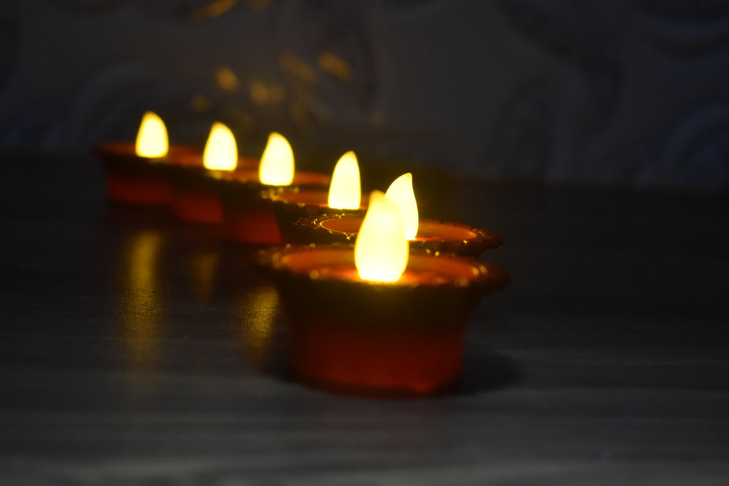LED Diya Light for Home & Festival Decoration | Flameless Decorative Diya