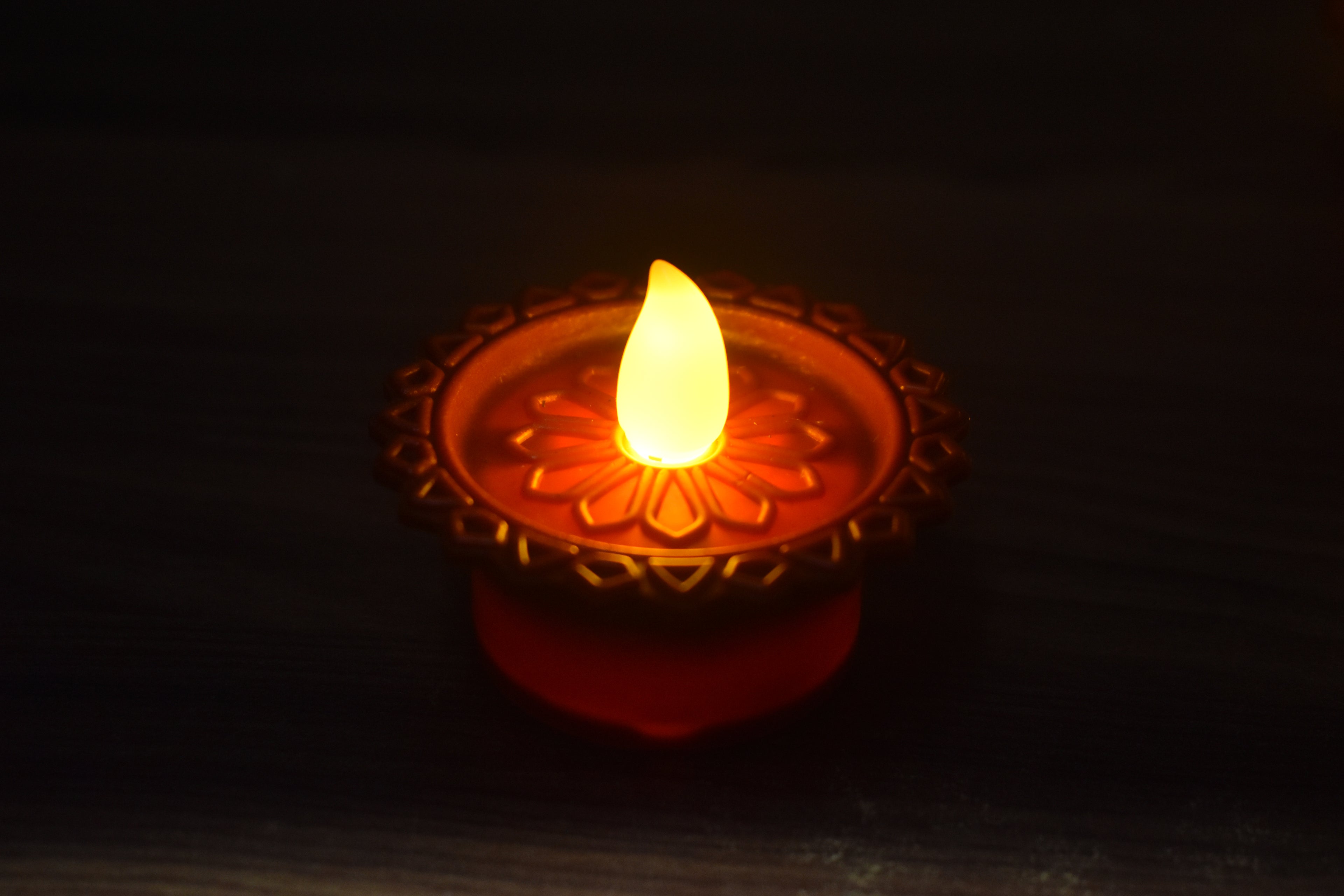 LED Diya Light for Home & Festival Decoration | Flameless Decorative Diya