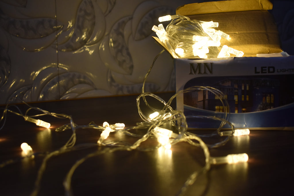 Warm LED String Lights – Waterproof Decorative Fairy Lights for Home, Balcony & Festival Decoration